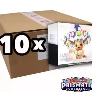 Case (10 unidades) – Prismatic Evolutions – Elite Trainer Box ESPAÑOL
