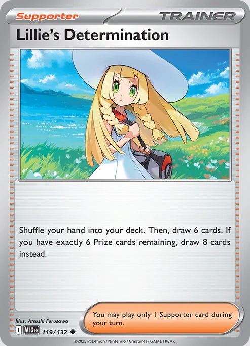 Lillie's Determination 119/132 Uncommon - Mega Evolution - Español