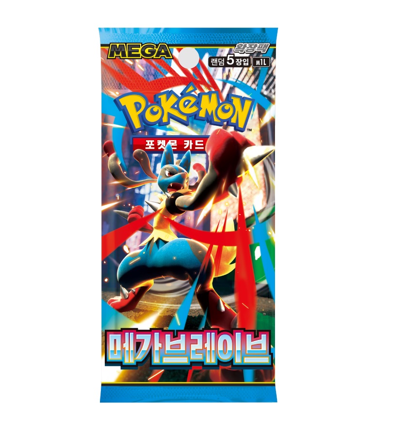 Booster Mega Evolution ( Lucario ) Idioma Coreano