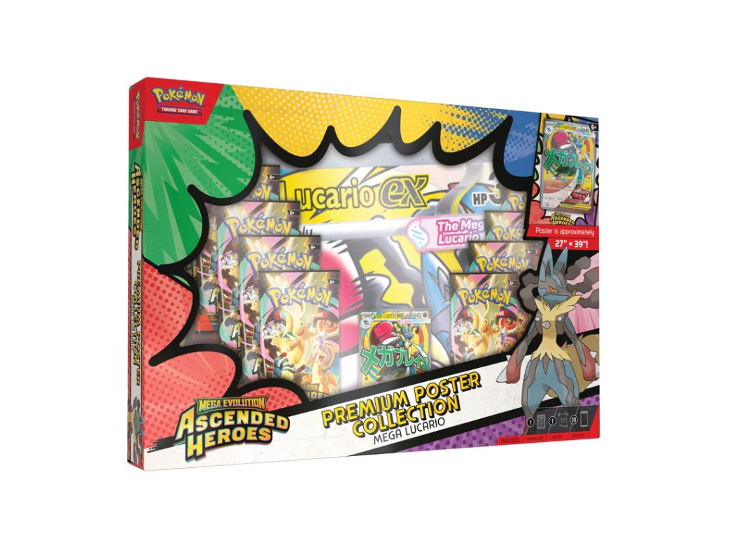 Ascended Heroes - Premium Poster Collection Lucario Ingles ( PREVENTA 20 DE MARZO )