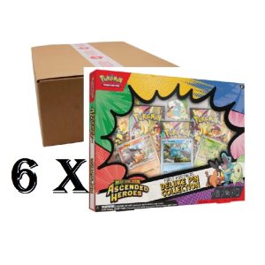 CASE x 6 Ascended Heroes Deluxe Pin Collection INGLES - ENTREGA 17 JULIO
