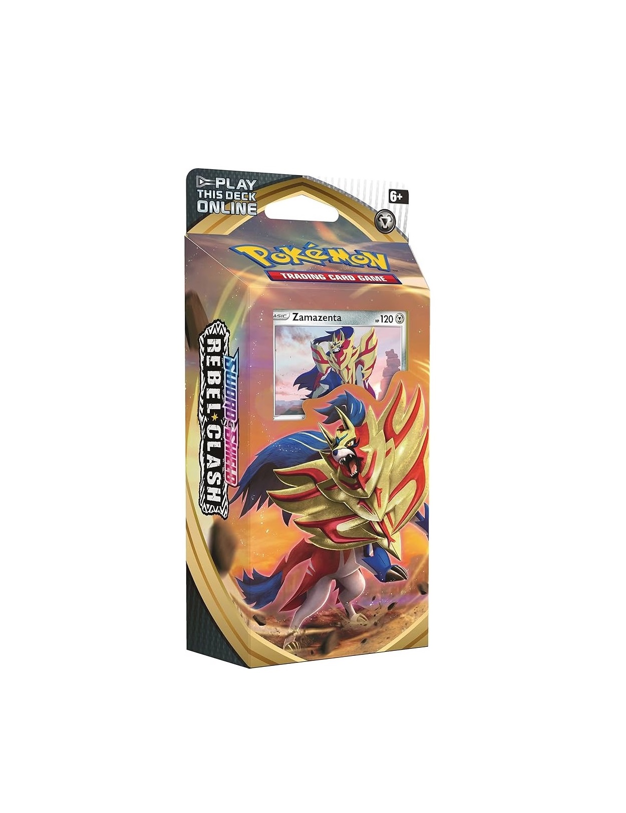 Mazo Deck Rebel Clash Theme Deck Zamazenta - ESPAÑOL