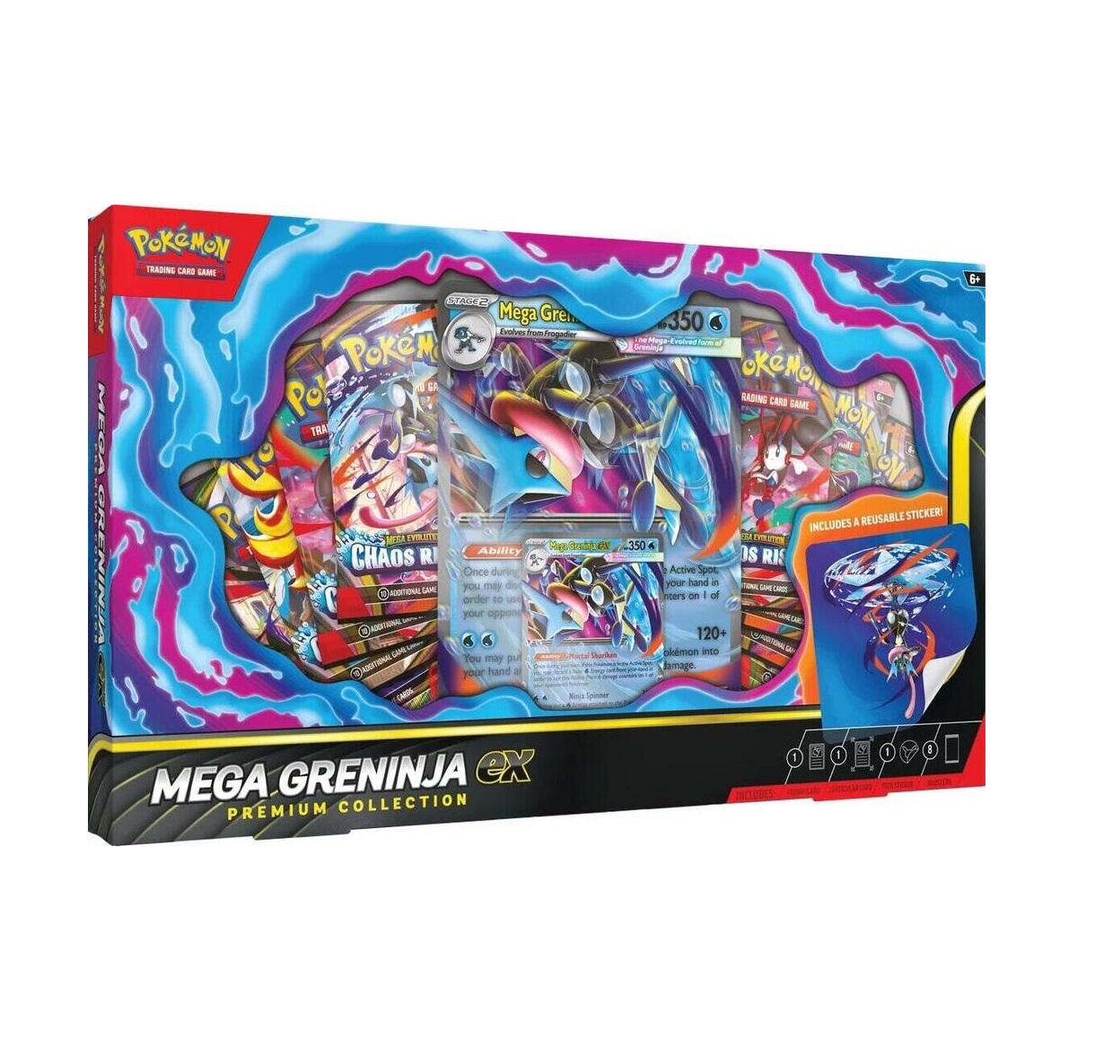 Mega Greninja ex Premium Collection INGLES – ENTREGA 17 JULIO