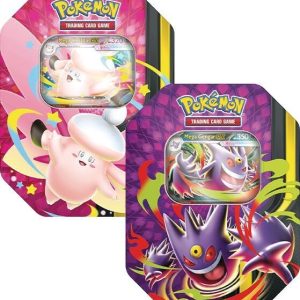 Mega Moonlit Tin Mega Clefable Ex + Mega Gengar Ex INGLES – ENTREGA 17 JULIO