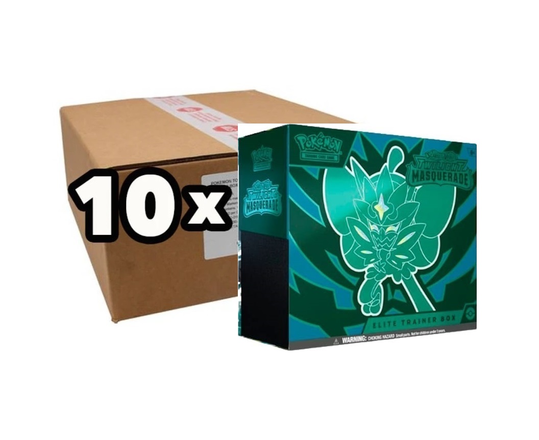 Case x 10 – Twilight Masquerade – Elite Trainer Box INGLES