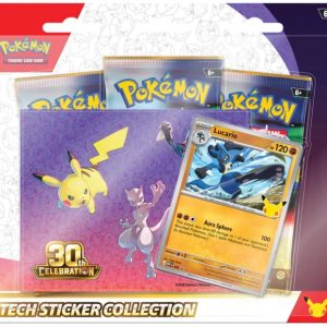 30th Celebration – Tech Sticker Collection Lucario ESPAÑOL [PREVENTA] [16/09/2026]
