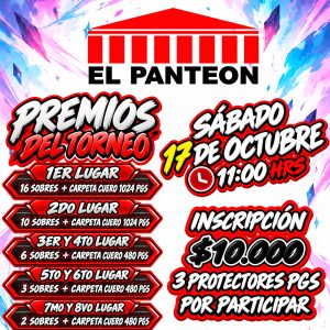 INSCRIPCION TORNEO POKEMON SABADO 17 DE OCTUBRE